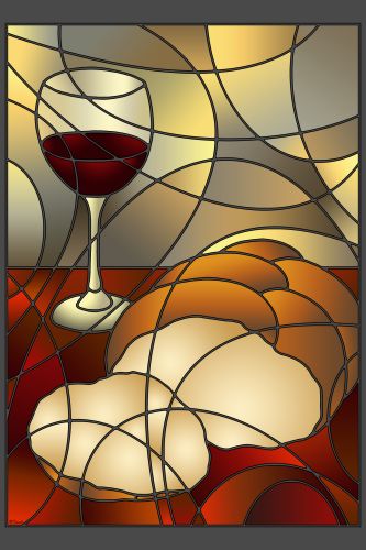 Wine is offered as 'the blood of Jezus' in Christian churches.