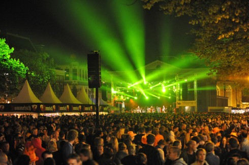 Laser show in Groningen.