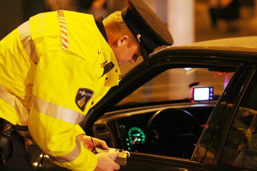 Having some fun with the cops.