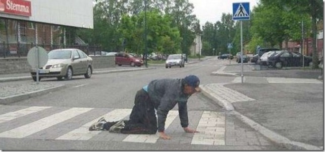 Crawling home... It happens to the best of us.