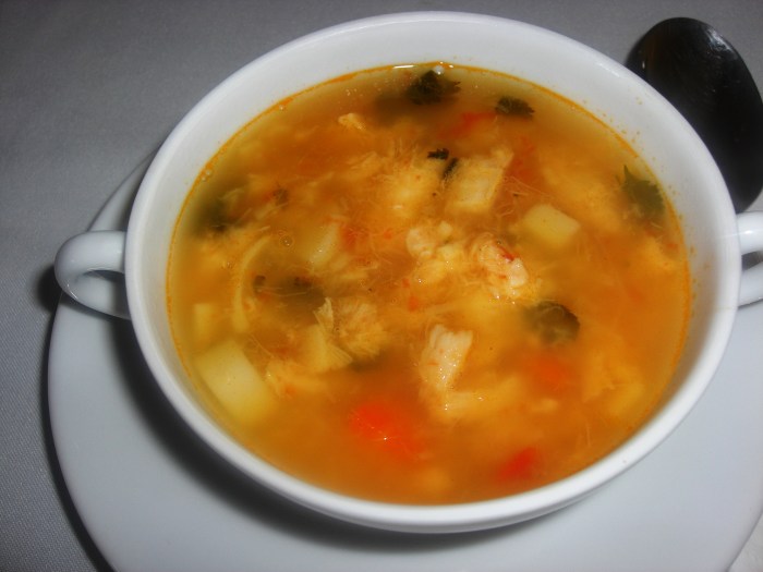 Caldo de peixe, the Angolan hangover cure.
