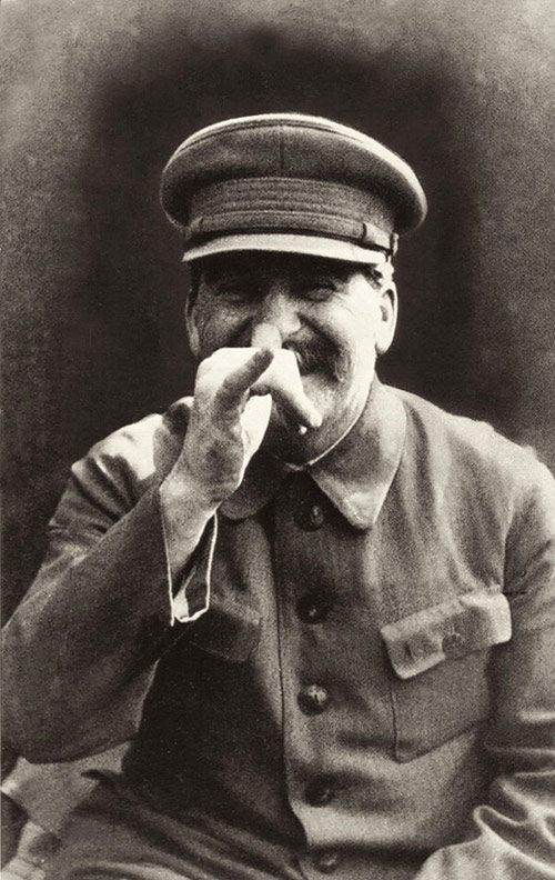 Jozef Stalin was always up for a drink.
