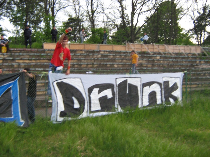 A fanclub of the Romanian team FC Delta Tulcea goes by a name that is as simple as it is great: Drunk. 