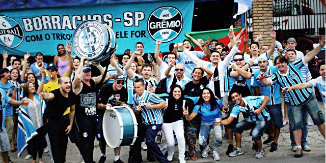 More Gremio. This fanclub is simply named Sao Paolo drunks.