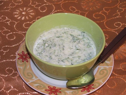 Tarator, an easy hangover cure from Albania.