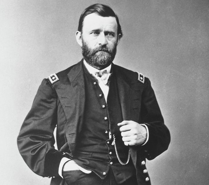 The famous American general Ulysses S. Grant.