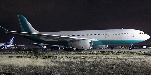 The private plane that took the Bond crew from Essex to Mexico City.