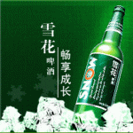 A Chinese Snow advertisement.