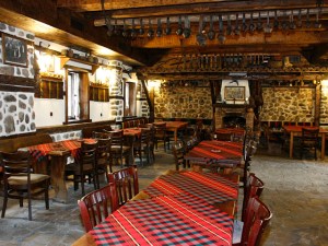 A typical Bulgarian tavern.