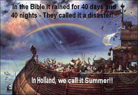 The Dutch climate has always been an inspiration for jokes. But since rainwater can be turned into beer, maybe the weather conditions aren't that bad after all.